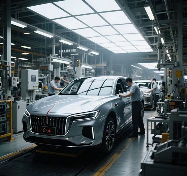 中國一汽紅旗氫燃料電池汽車項目取得重大突破