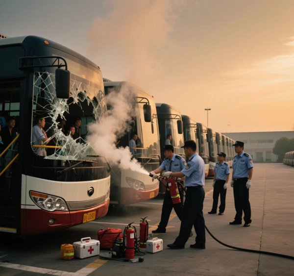 安全生產(chǎn)月｜客運公交應急演練：為您的出行安全保駕護航